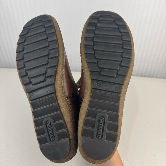 Remonte R4779-25 Liv 79 Tex Mid Top Brown Leather Sneaker Boot Women’s Size 42 - Picture 8 of 9